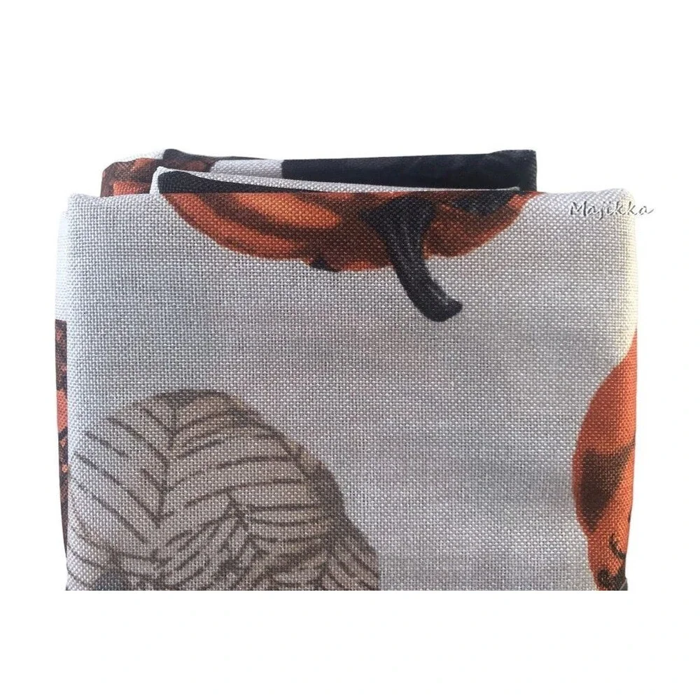 Rachel Zoe Halloween Pumpkins Napkins Easy Care Thanksgiving 18X18